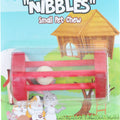 NIBBLES WOODEN TRIANGLE W/BALL CHEW TOY SM