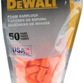 DISPOSABLE FOAM EARPLUGS UNCORDED 50 PK