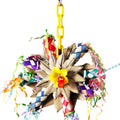 HAPPY BEAKS PINWHEEL BIRD TOY 7.09X2.5X5.5 IN