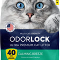 ODOR LOCK CLUMPING CAT LITTER 25 LB CALMING BREEZE