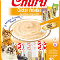 INABA CHURU PUREE CAT TREATS VARIETY PACK .5 OZ-20 PK CHICKEN