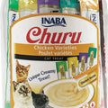 INABA CHURU PUREE CAT TREATS VARIETY PACK .5 OZ-50 PK CHICKEN