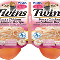 INABA TWINS SIDE DISH FOR CATS 1.23 OZ-2 PK TUNA/CKN/SALMON
