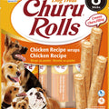 INABA CHURU ROLLS DOG TREATS .42 OZ-8 PK CHICKEN