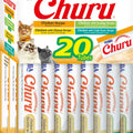 INABA CHURU PUREE CAT TREATS VARIETY BOX .5 OZ-20 PK CHICKEN