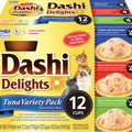 INABA DASHI DELIGHTS FLAKES IN BROTH VARIETY PACK 30 OZ-12 PK TUNA