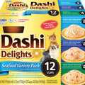 INABA DASHI DELIGHTS FLAKES IN BROTH VARIETY PACK 30 OZ-12 PK SEAFOOD