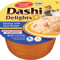 INABA DASHI DELIGHTS FLAKES IN BROTH 2.5 OZ CHICKEN/TUNA
