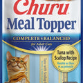 INABA CHURU COMPLETE & BALANCED TOPPER FOR CATS 2 OZ-4 PK TUNA/SCALLOP
