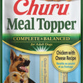 INABA CHURU COMPLETE & BALANCED TOPPER FOR DOGS 2 OZ-4 PK CHICKEN/CHEESE