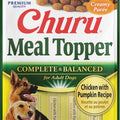 INABA CHURU COMPLETE & BALANCED TOPPER FOR DOGS 5.07 OZ-3 PK CHICKEN/PUMPKIN