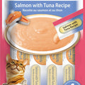 INABA CHURU PUREE CAT TREATS .5 OZ-4 PK SALMON/TUNA