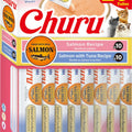 INABA CHURU PUREE CAT TREATS VARIETY BOX .5 OZ-20 PK SALMON/TUNA
