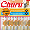 INABA CHURU PUREE CAT TREATS VARIETY BOX .5 OZ-20 PK SALMON/CKN/SCLP