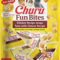INABA CHURU FUN BITES FOR CATS 1.26 OZ TUNA/CHEESE