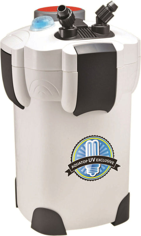 AQUATOP 4-STAGE CANISTER FILTER W/UV STERILIZER 75-125 GAL