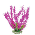 BACOPA-LIKE WEIGHTED AQUARIUM PLANT 6 IN PINK/WHITE