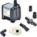 AQUATOP SUBMERSIBLE NANO PUMP W/ADJUSTABLE FLOW 118 GAL BLACK