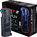 AQUATOP SUBMERSIBLE FILTER W/UV STERILIZER 40 GAL BLACK
