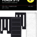 FORZA FILTER PAD W/ACTIVATED CARBON 5-15 GAL-2 PK