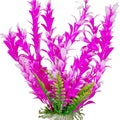 BACOPA-LIKE WEIGHTED AQUARIUM PLANT 9 IN PINK/WHITE
