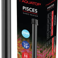 PISCES NANO HEATER W/THERMOSTAT 25 WATT BLACK