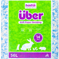 UBER SOFT PAPER PET BEDDING 56 L BLUE/WHITE