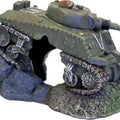 EXOTIC ENVIRONMENTS ARMY TANK W/CAVE  GREEN
