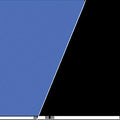 DOUBLE-SIDED BLUE/BLACK BACKGROUND 24 IN X 50 FT
