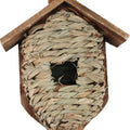 POST MOUNTED GRASS ROOSTING POCKET W/ROOF 10.4 IN