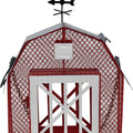 MESH BARN SEED & SUET FEEDER 2X9X16.5 RED