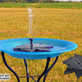 FLOATING LEAF SOLAR BUBBLER 0.75X8X7.5 IN