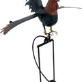 ESSCHERT DESIGN METAL ROOSTER ROCKER STAKE