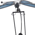 ESSCHERT DESIGN METAL BUTTERFLY ROCKER  BLUE