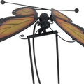 ESSCHERT DESIGN METAL BUTTERFLY ROCKER  YELLOW