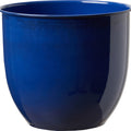 BLOEM CANYON METAL PLANTER 14 IN NAVY