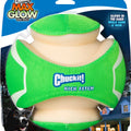 CHUCKIT! MAX GLOW KICK FETCH BALL LG GREEN/WHITE
