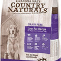 COUNTRY NATURALS LOW FAT GRAIN FREE DOG FOOD