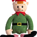 FABDOG HOLIDAY ELF FLOPPY LARGE GREEN