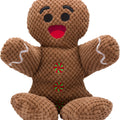 FABDOG HOLIDAY GINGERBREAD MAN FLOPPY SMALL BROWN
