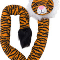 FABDOG TWISTY TIGER 5 FT ORANGE/BLACK