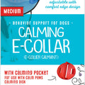 CALM PAWS E-COLLAR MD-7.25-12.25 I BLUE