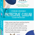 PROTECTIVE INFLATABLE COLLAR W/DOG CALMING DISK XS