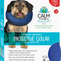 PROTECTIVE INFLATABLE COLLAR W/DOG CALMING DISK SM