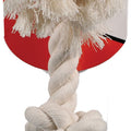 FLOSSY CHEWS COTTON ROPE BONE 12 IN WHITE