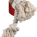 FLOSSY CHEWS COTTON ROPE BONE 16 IN WHITE