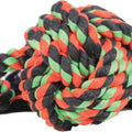 FLOSSY CHEWS MONKEY FIST BALL W/ROPE ENDS 18 IN MULTI