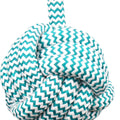 MAMMOTH EXTRA FRESH MONKEY FIST BALL W/ROPE 18 IN GREEN/WHITE