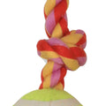 MAMMOTH KNOT TUG W/TENNIS BALL 11 IN MULTI