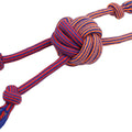 MAMMOTH EXTRA MONKEY FIST W/ 4 ROPE ENDS LG PINK/RED